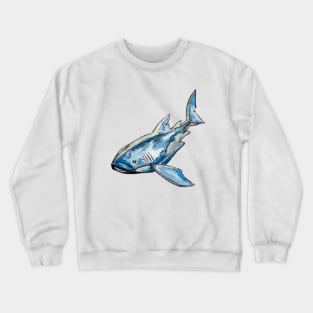 Blue Shark Crewneck Sweatshirt